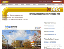 Tablet Screenshot of bbs-peine.de